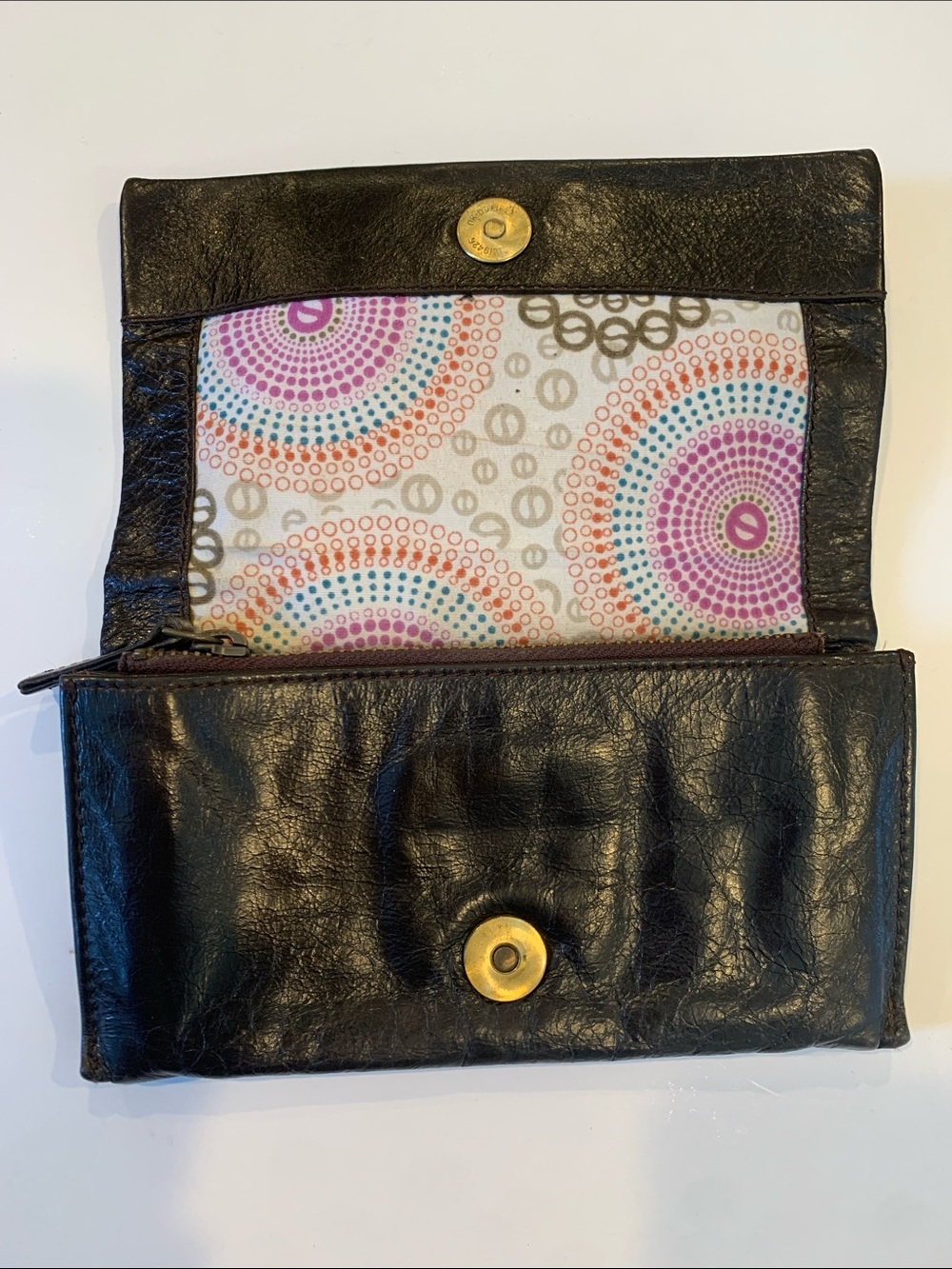 Latico Classic Brown Genuine Leather Women’s Continental Clutch Organizer Wallet